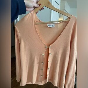 Peach Studio 1 ribbon detail cardigan size 12